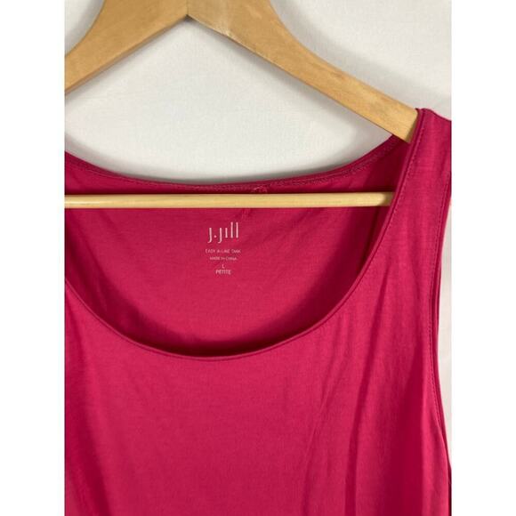 J Jill Easy A Line Tank Pink Size L Petite - Picture 2 of 6